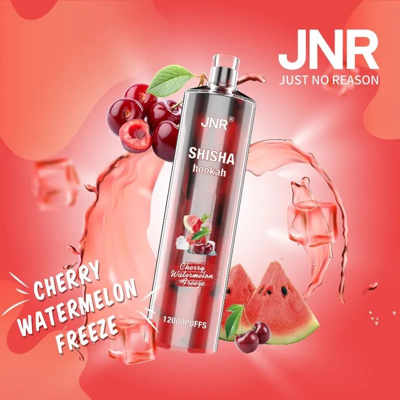 Discover the JNR Shisha Hookah 12000 - Cherry Watermelon Freeze: An Advanced Vaping Solution